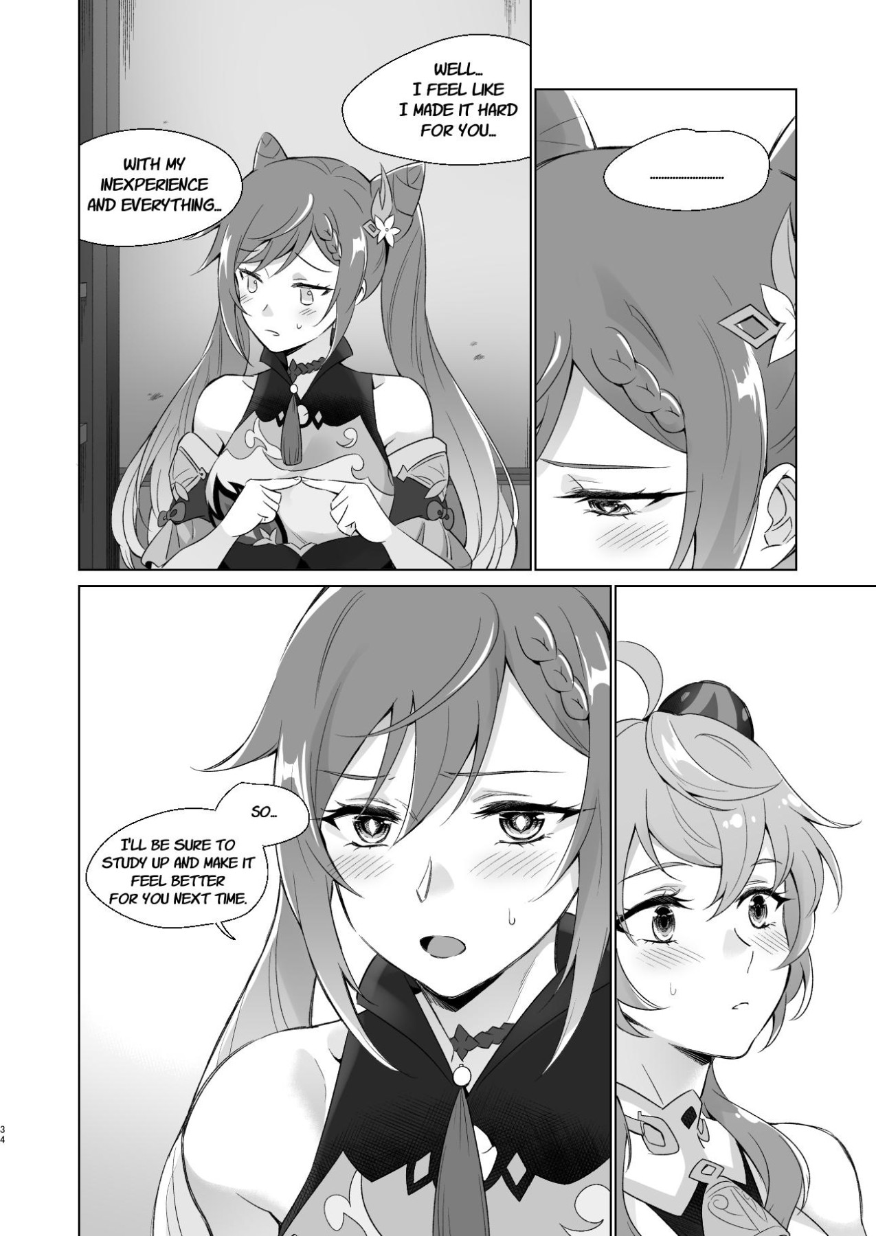 Hentai Manga Comic-Sleep With Me, Ganyu-Read-32